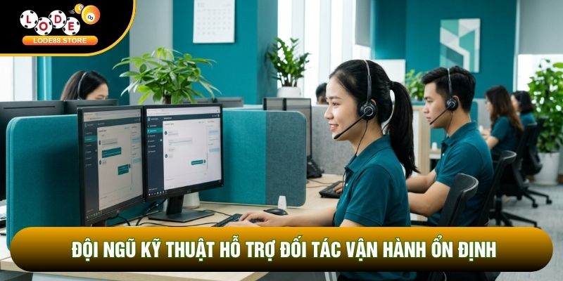 Đội ngũ kỹ thuật hỗ trợ đối tác vận hành ổn định Đội ngũ kỹ thuật hỗ trợ đối tác vận hành ổn định