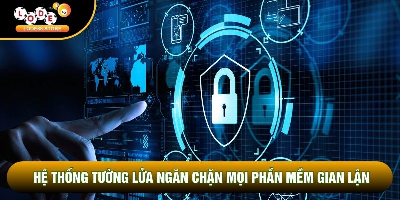 Hệ thống tường lửa ngăn chặn mọi phần mềm gian lận can Hệ thống tường lửa ngăn chặn mọi phần mềm gian lận can