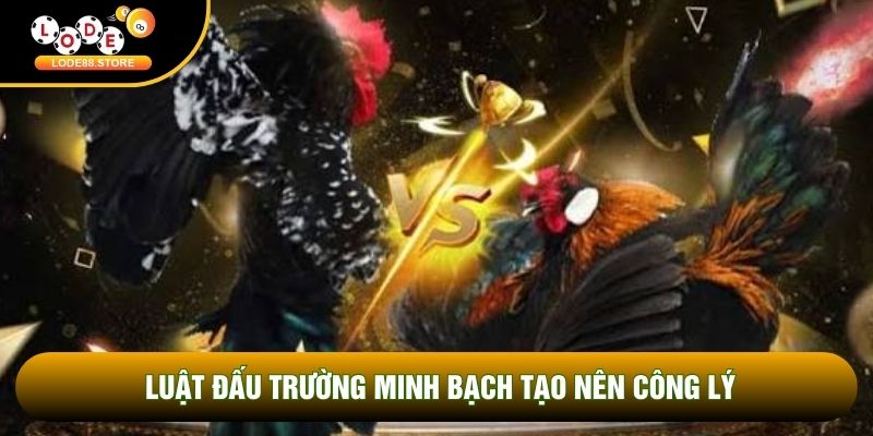 Luật đấu trường minh bạch tạo nên công lý